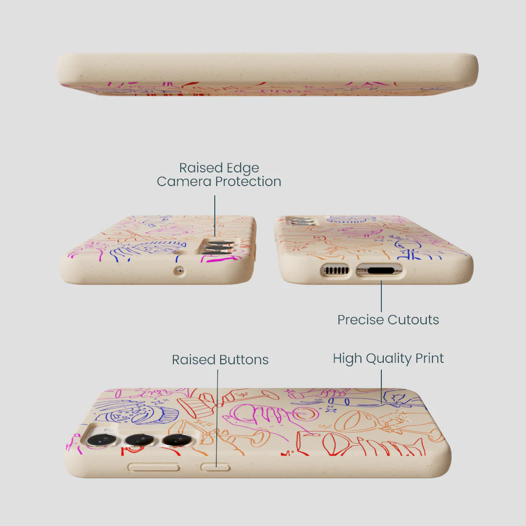 Seashell Cheers Club Samsung Galaxy S24+(Plus) Case - Image 3