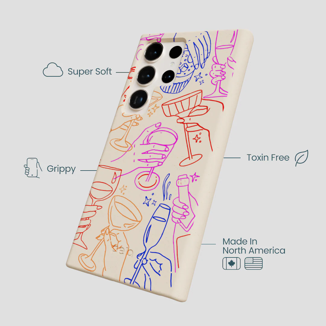 Seashell Cheers Club Samsung Galaxy S24 Ultra Case - Image 4
