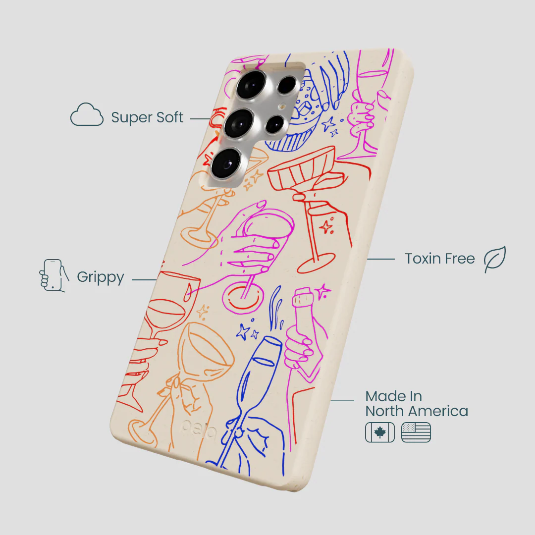 Seashell Cheers Club Samsung Galaxy S25 Ultra Case - Image 4