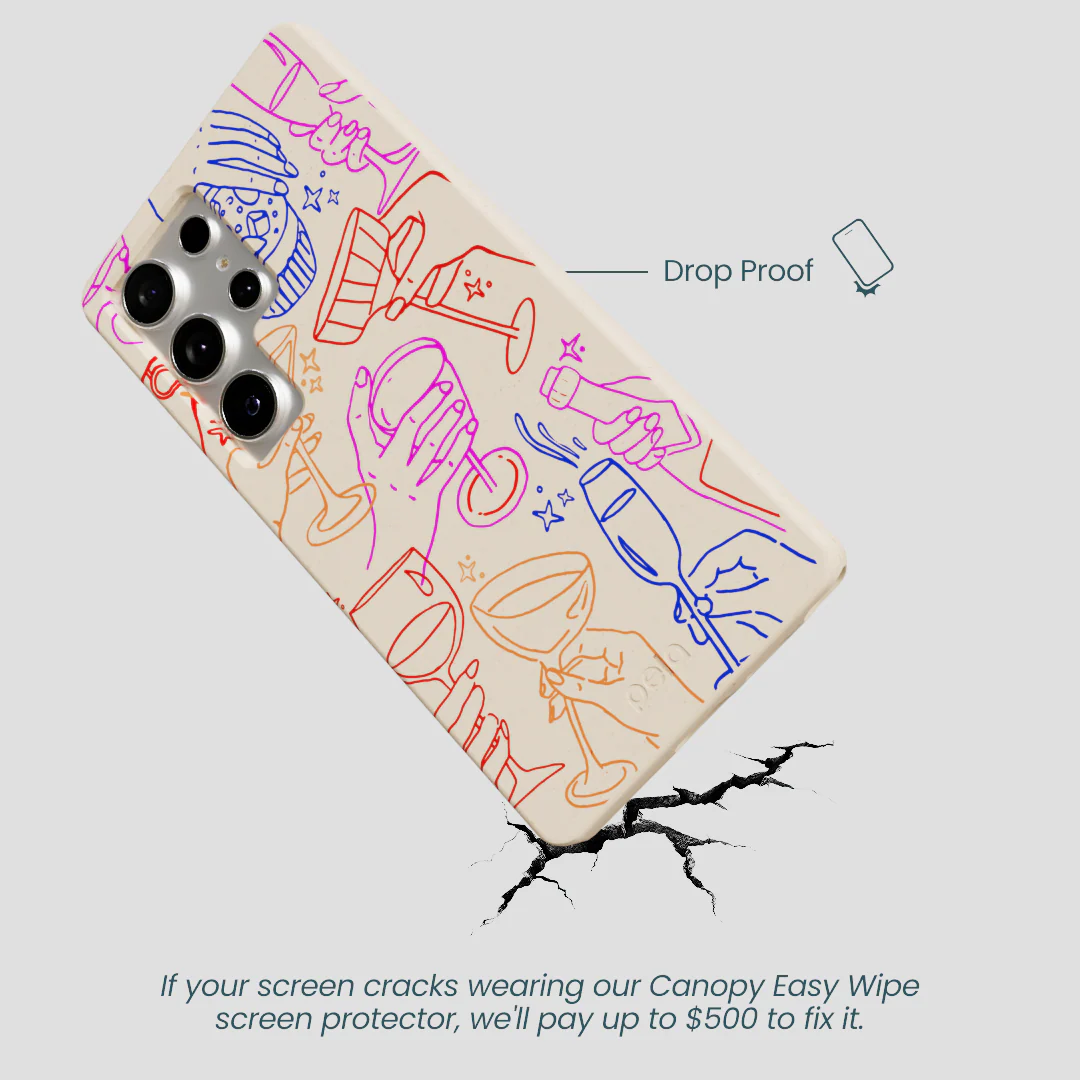 Seashell Cheers Club Samsung Galaxy S25 Ultra Case - Image 5