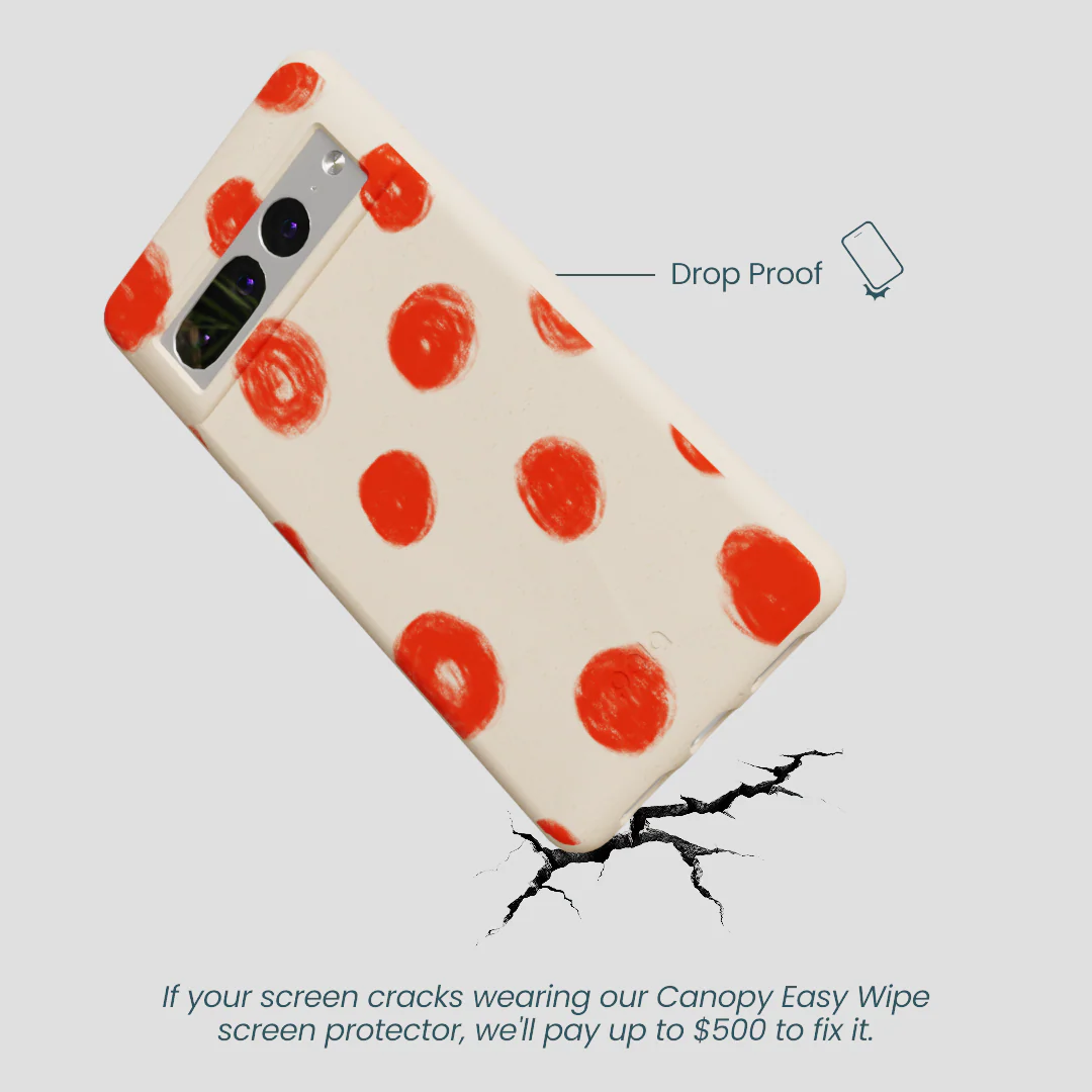 Seashell Cheery Dots Google Pixel 7 Pro Case - Image 5