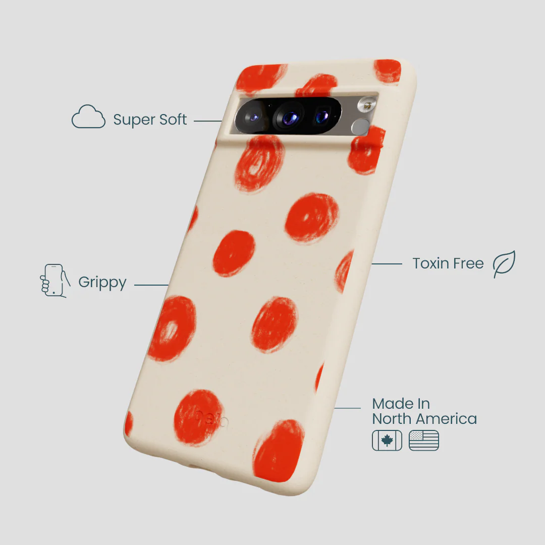 Seashell Cheery Dots Google Pixel 8 Pro Case - Image 4