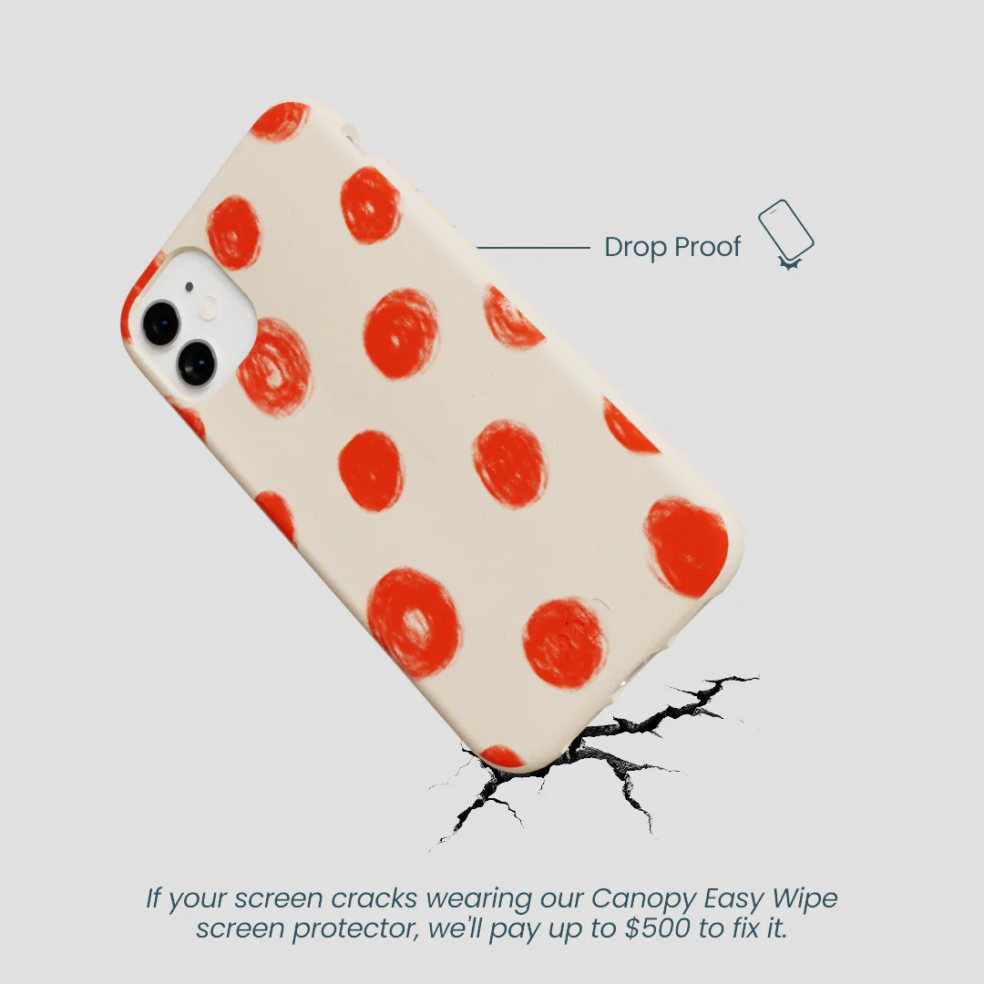 Seashell Cheery Dots iPhone 11 Case - Image 5