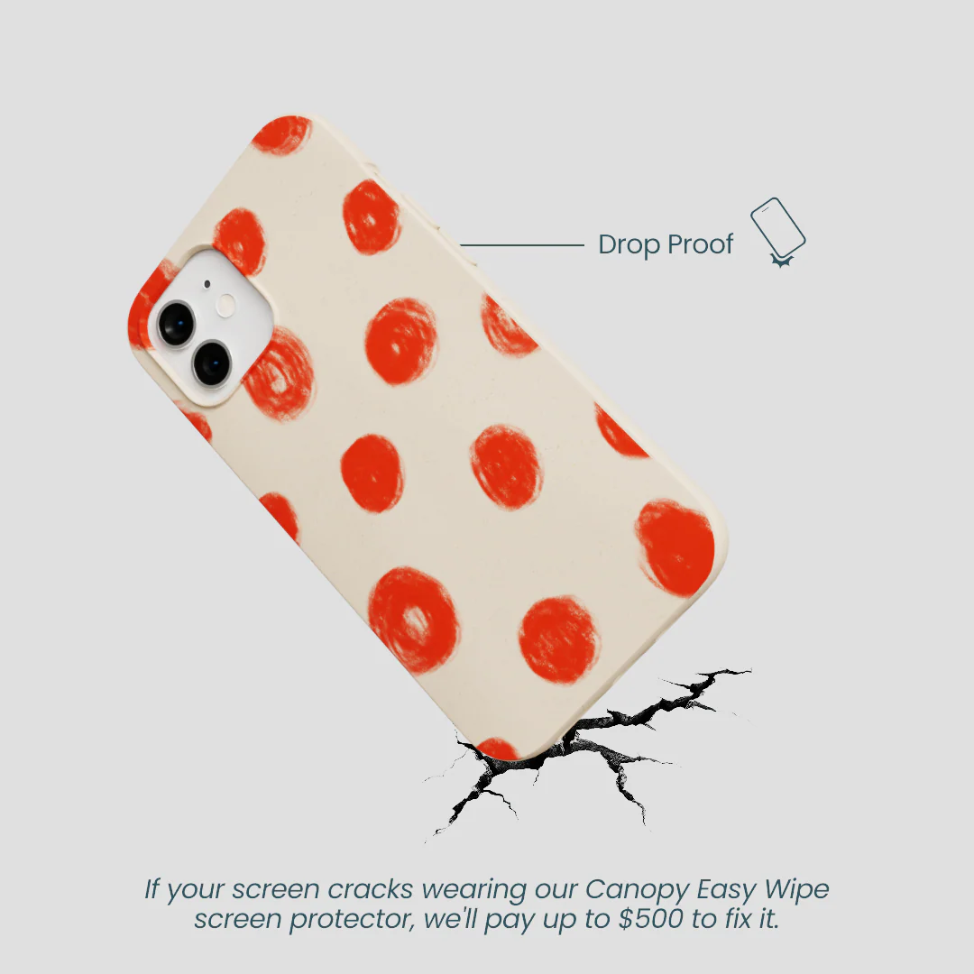 Seashell Cheery Dots iPhone 12/ iPhone 12 Pro Case - Image 5