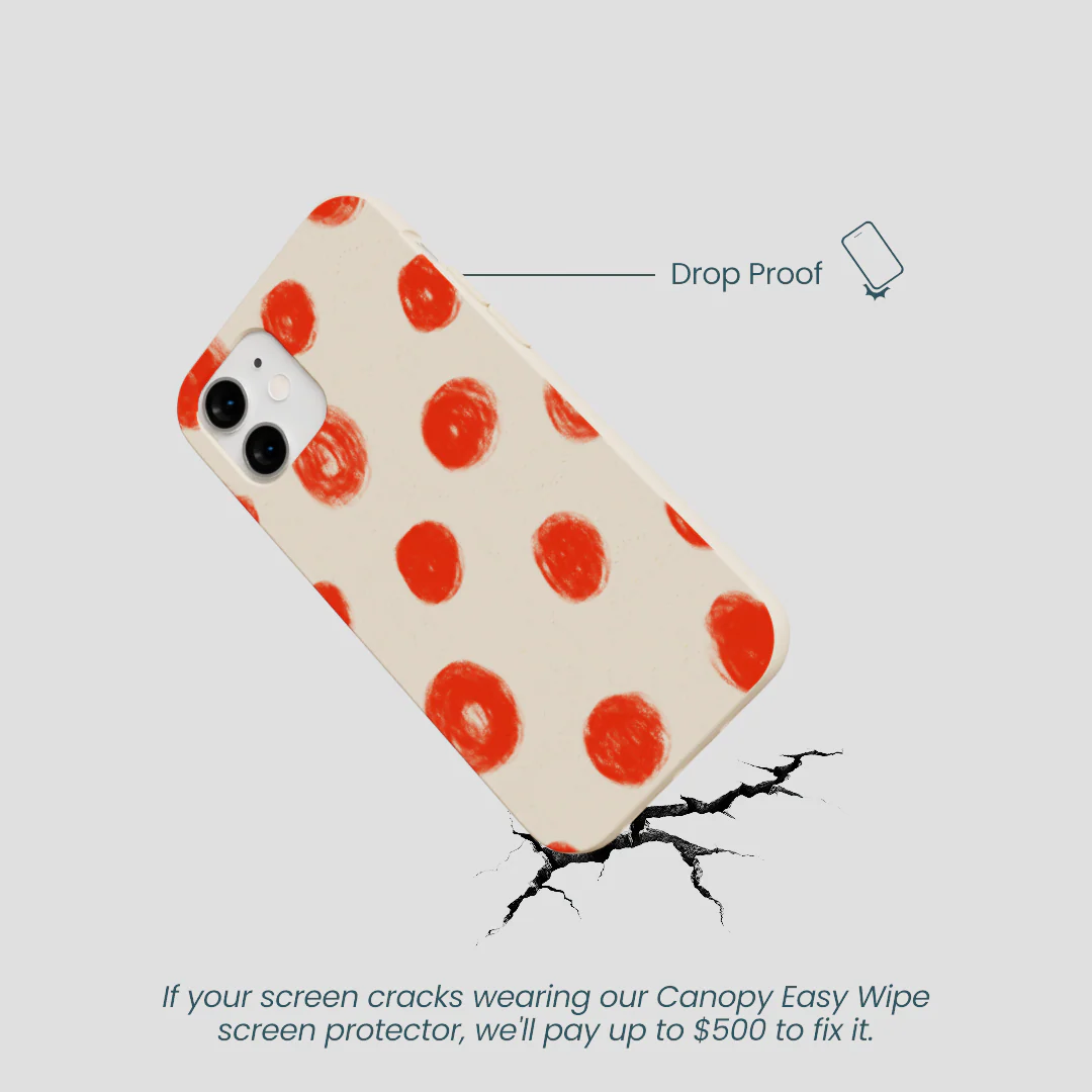 Seashell Cheery Dots iPhone 12 Mini Case - Image 5