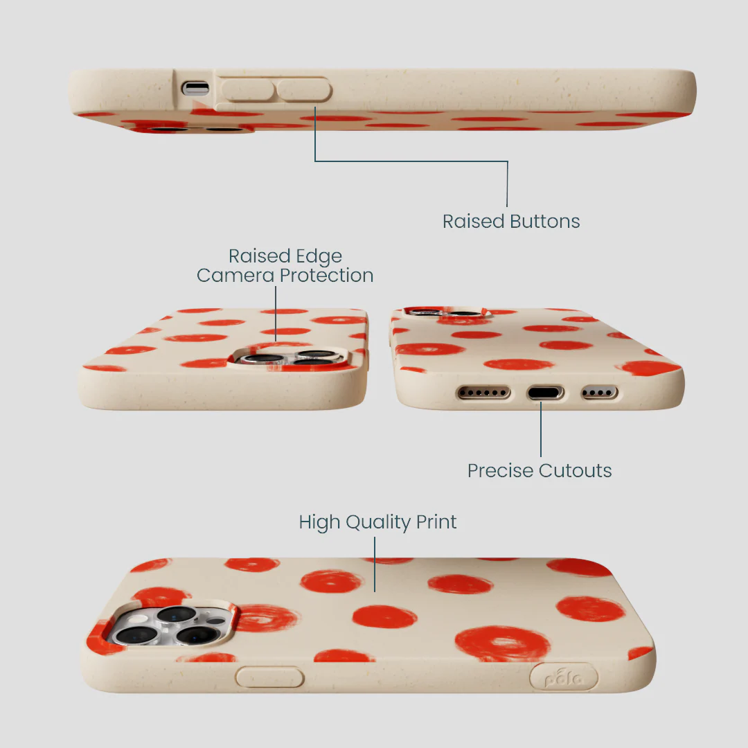 Seashell Cheery Dots iPhone 12 Pro Max Case - Image 3