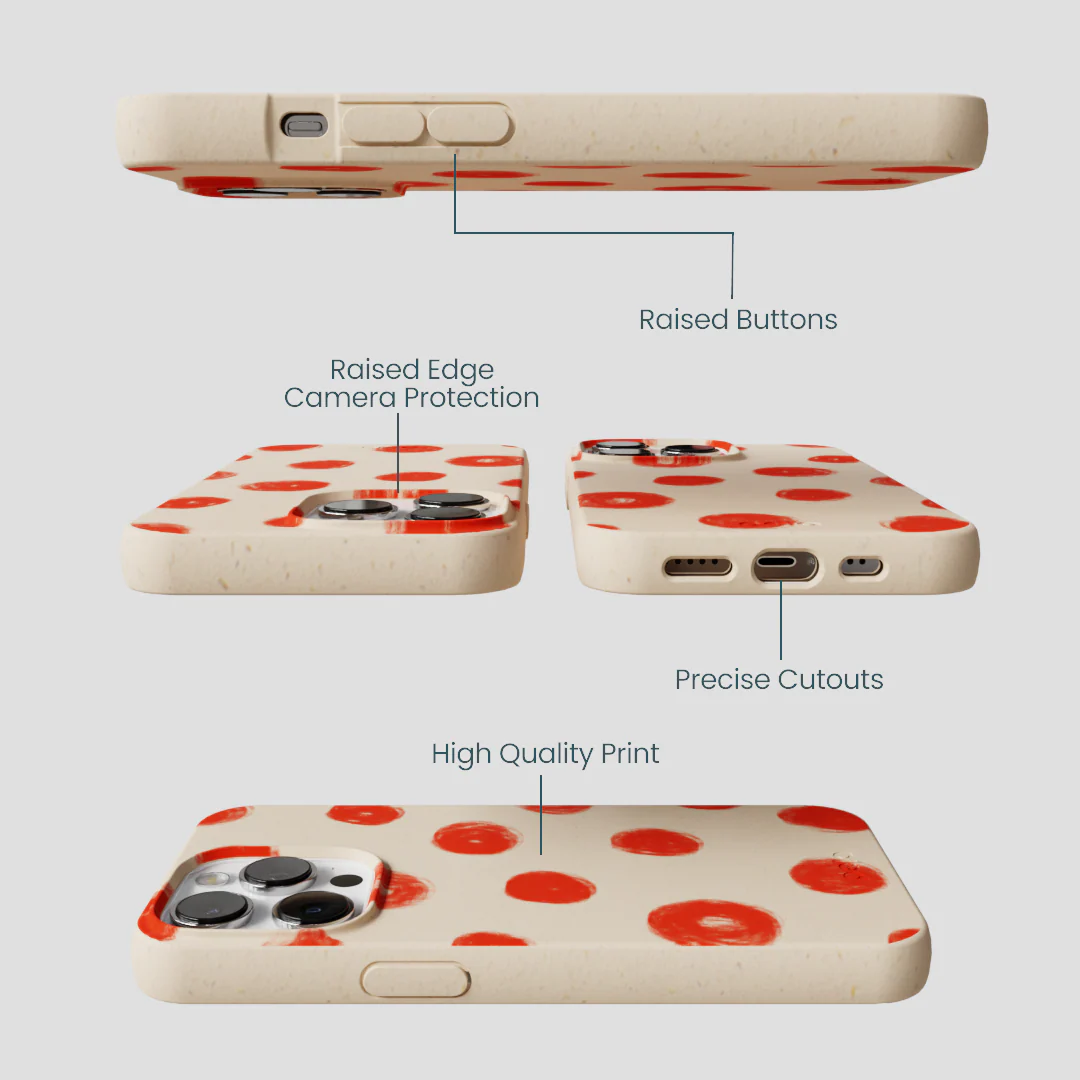 Seashell Cheery Dots iPhone 13 Pro Max Case - Image 3