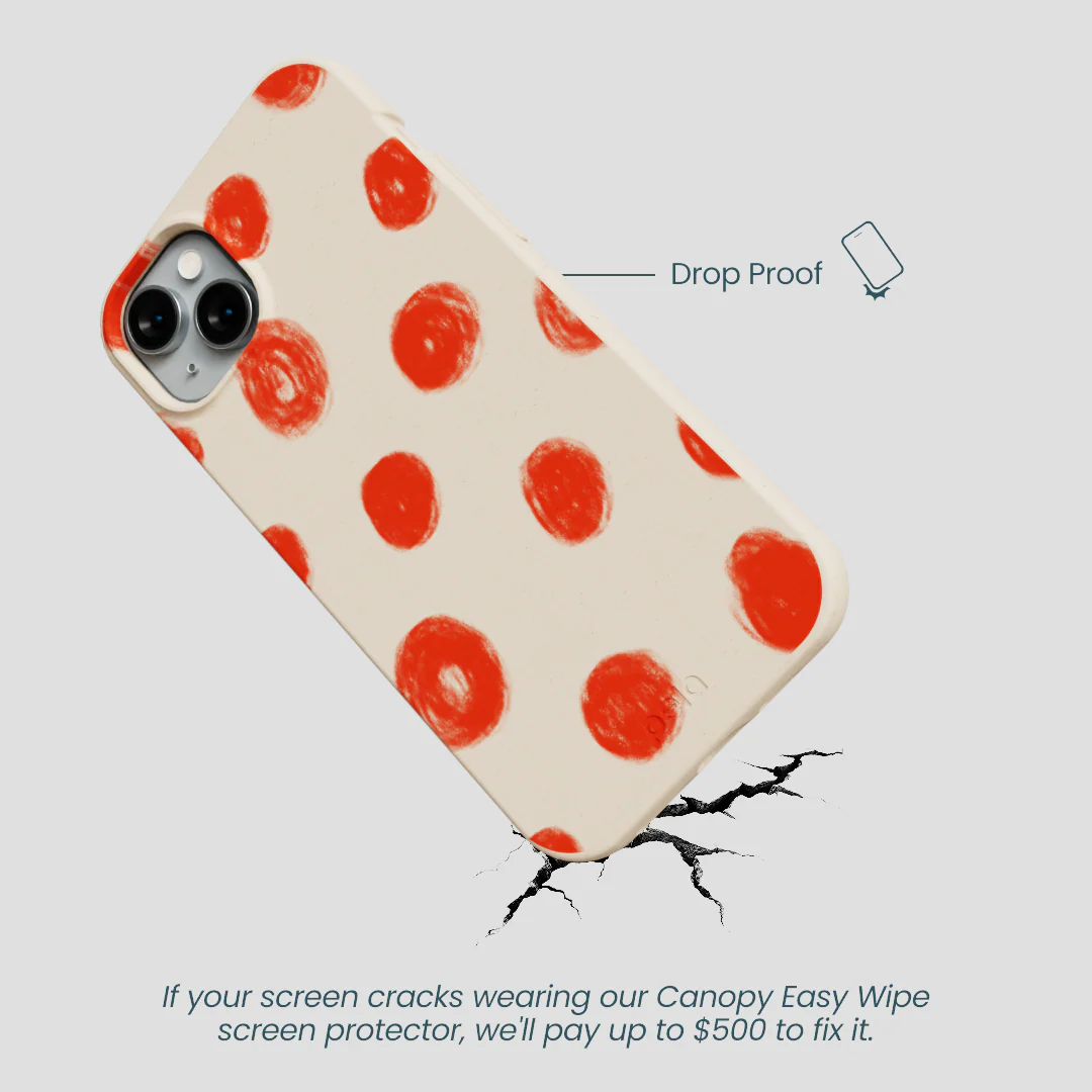 Seashell Cheery Dots iPhone 15 Plus Case - Image 5