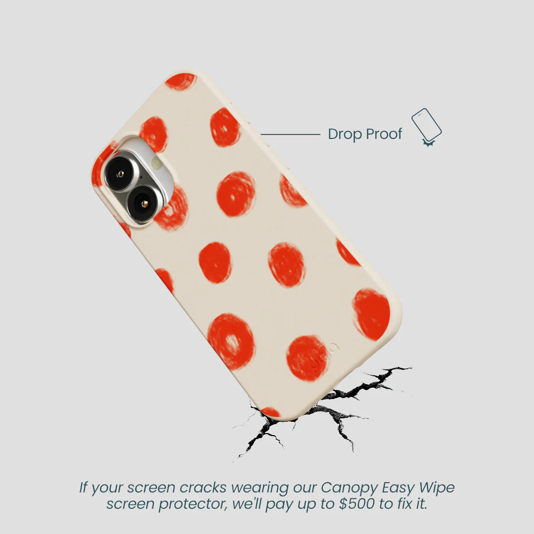 Seashell Cheery Dots iPhone 16 Case - Image 5