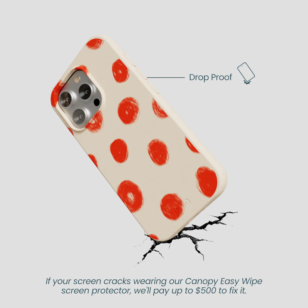 Seashell Cheery Dots iPhone 16 Pro Case - Image 5