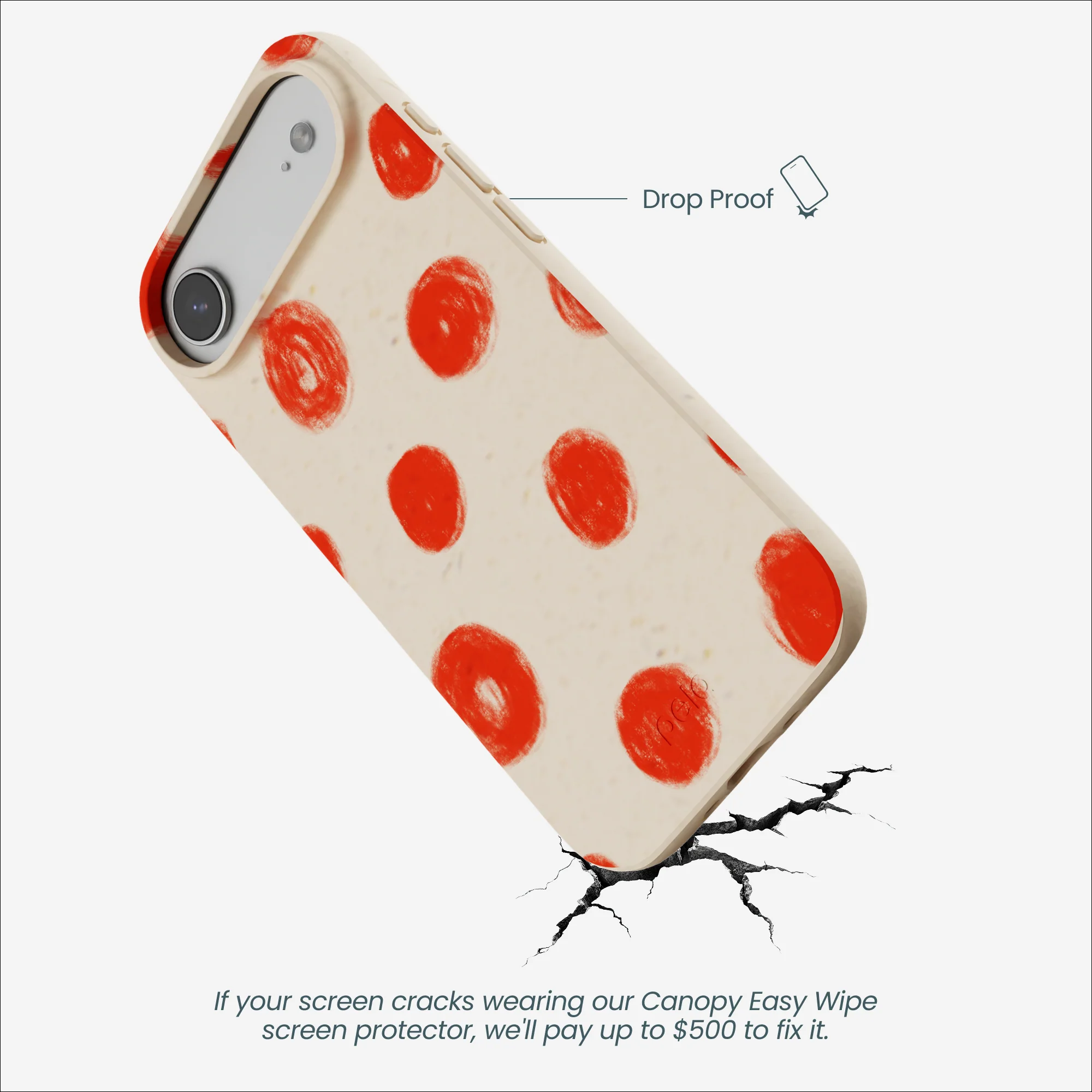 Seashell Cheery Dots iPhone Air Case - Image 5