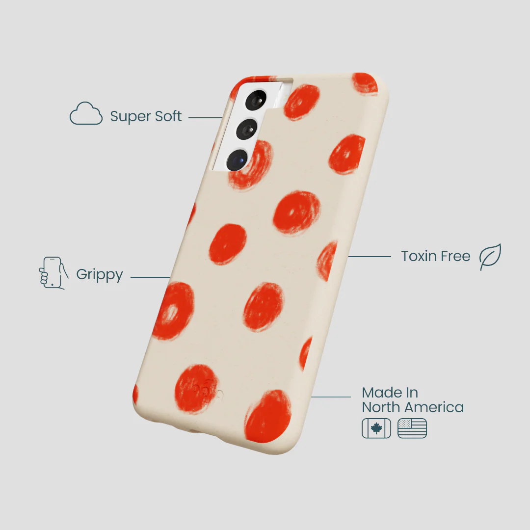 Seashell Cheery Dots Samsung Galaxy S21 Case - Image 4