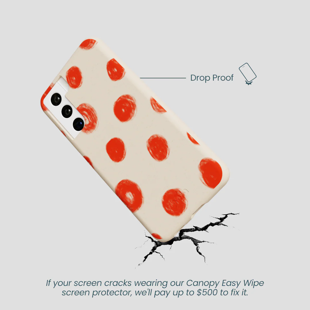 Seashell Cheery Dots Samsung Galaxy S21 Case - Image 5