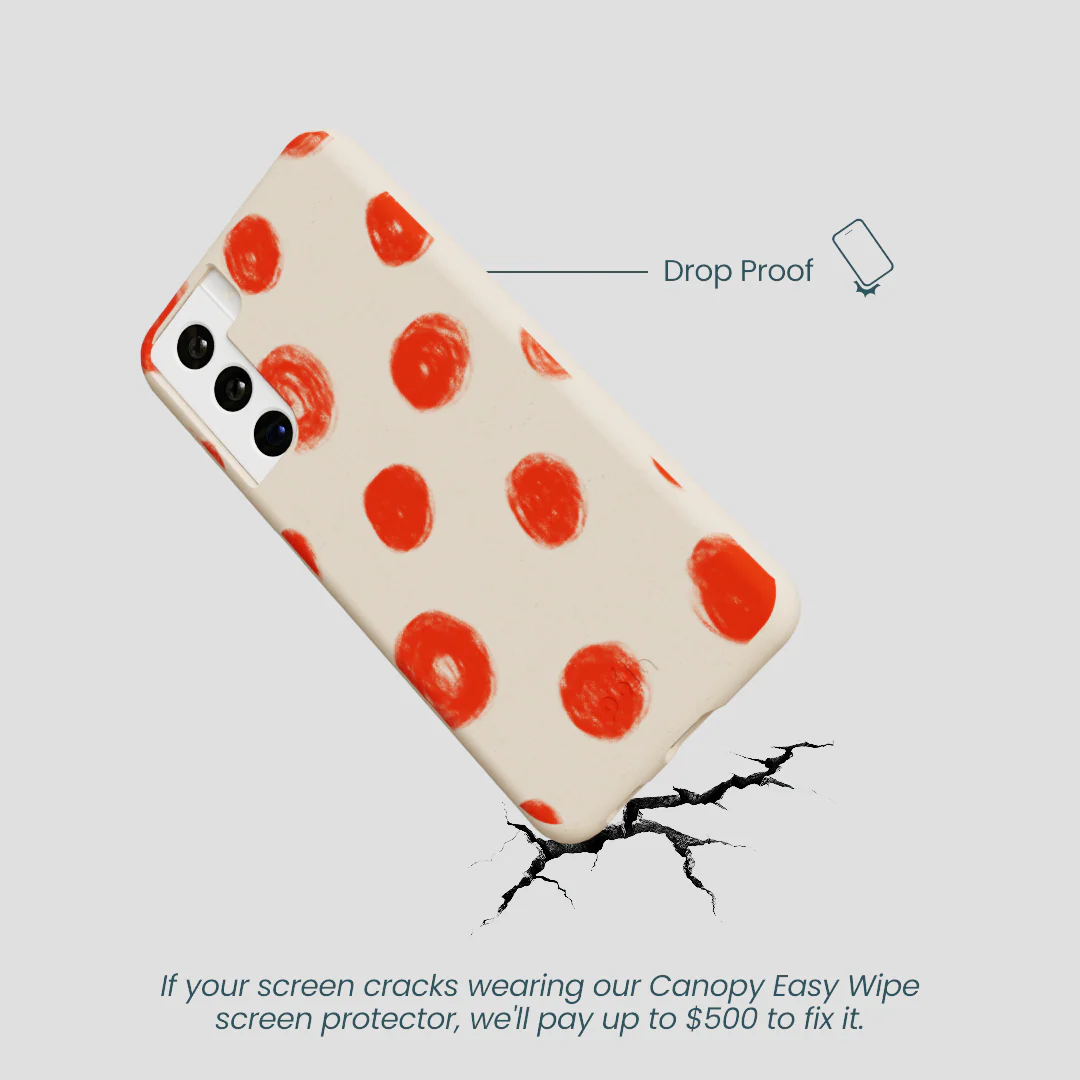 Seashell Cheery Dots Samsung Galaxy S22 Case - Image 5