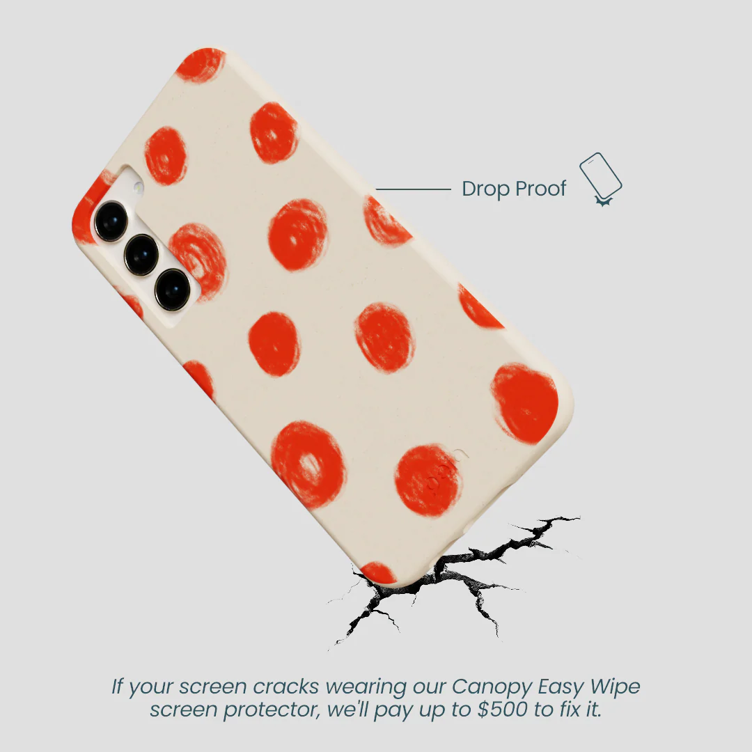 Seashell Cheery Dots Samsung Galaxy S23+(Plus) Case - Image 5