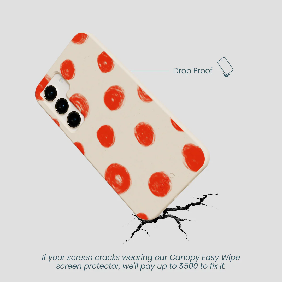 Seashell Cheery Dots Samsung Galaxy S24 Case - Image 5