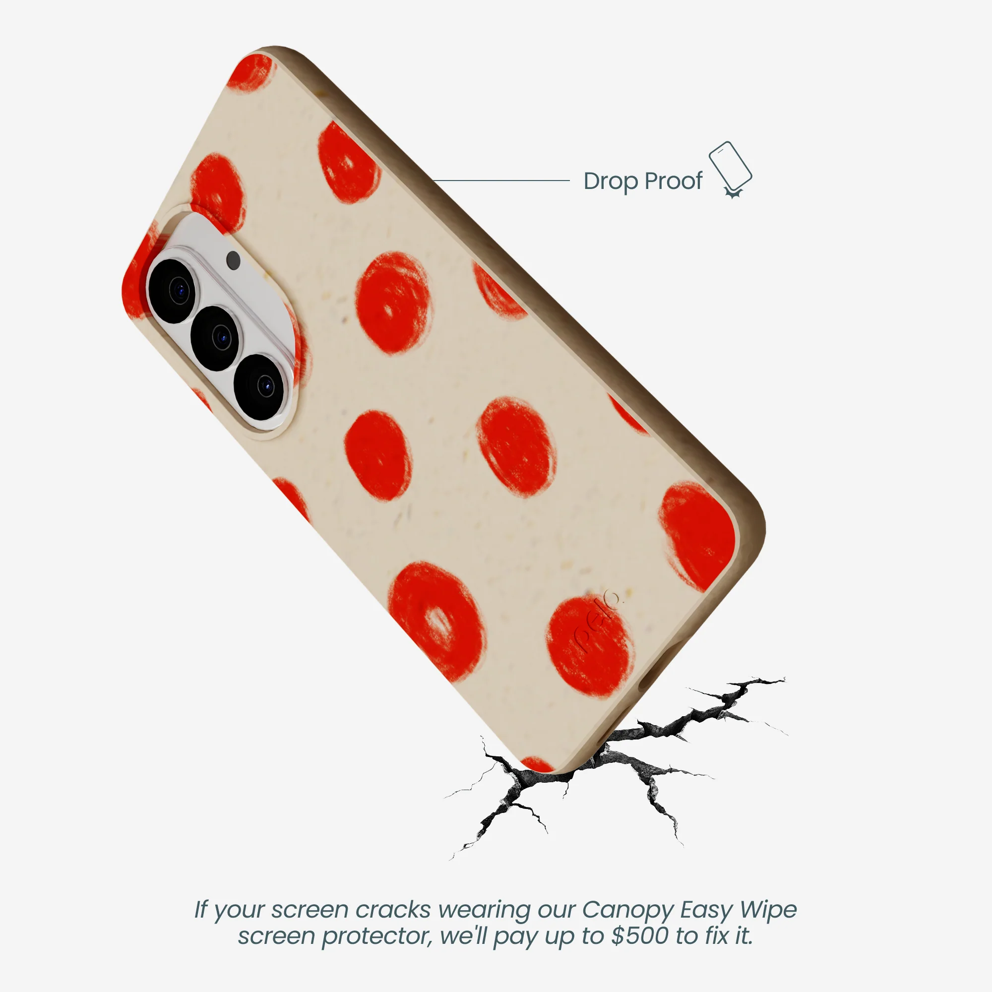 Seashell Cheery Dots Samsung Galaxy S26 Case - Image 5