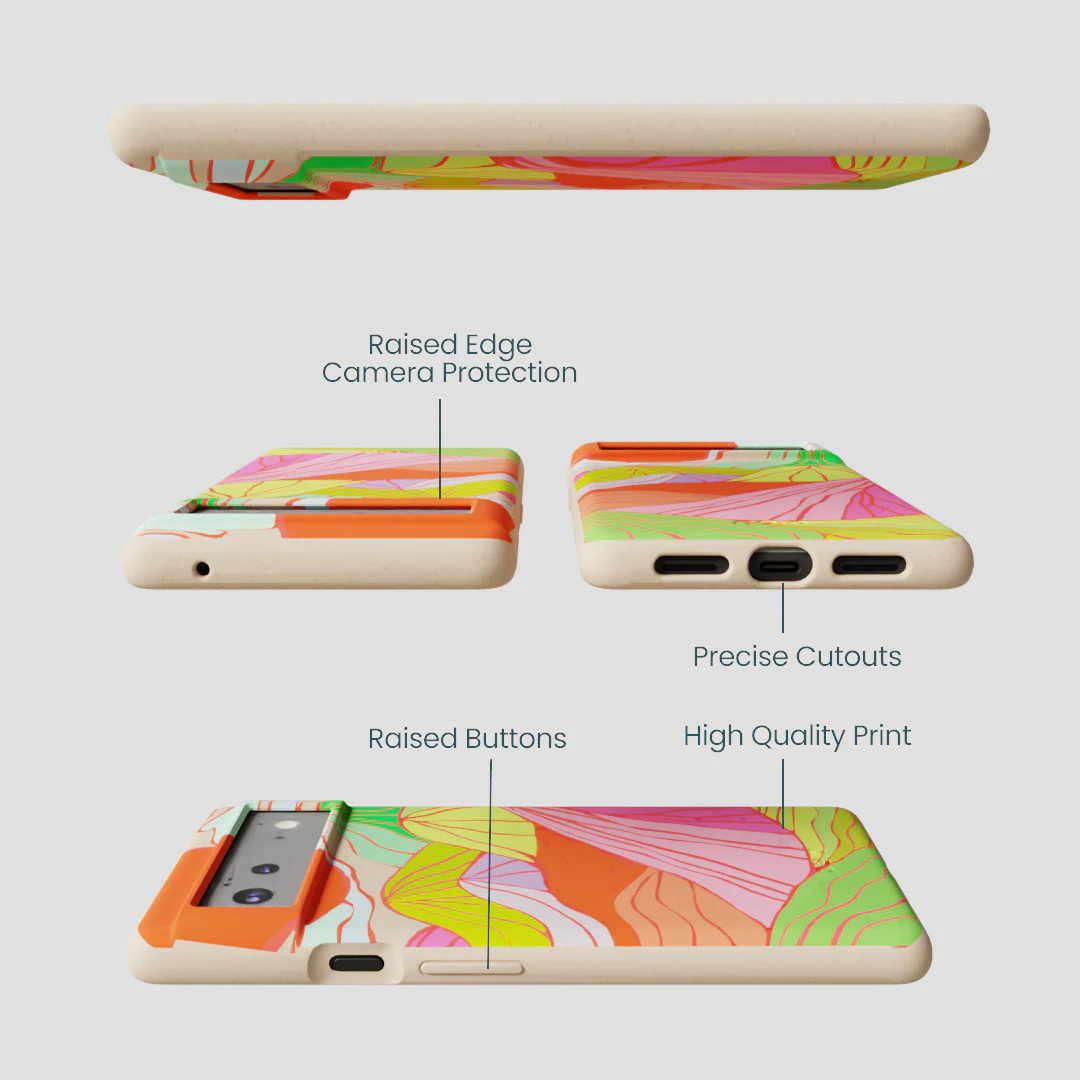 Seashell Chromatic Peaks Google Pixel 6a Case - Image 3