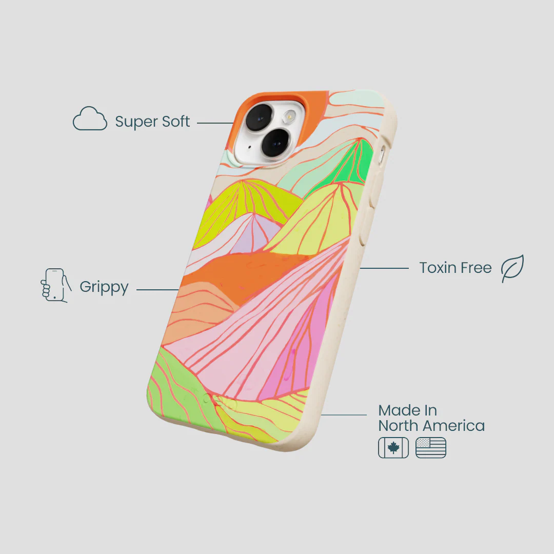 Seashell Chromatic Peaks iPhone 13 Mini Case - Image 4