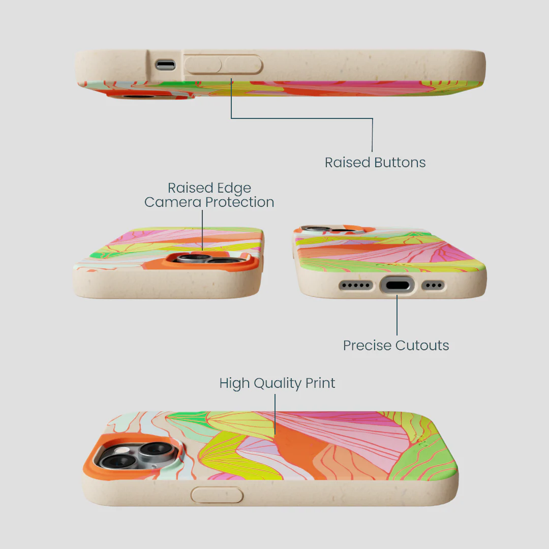 Seashell Chromatic Peaks iPhone 14 Case - Image 3