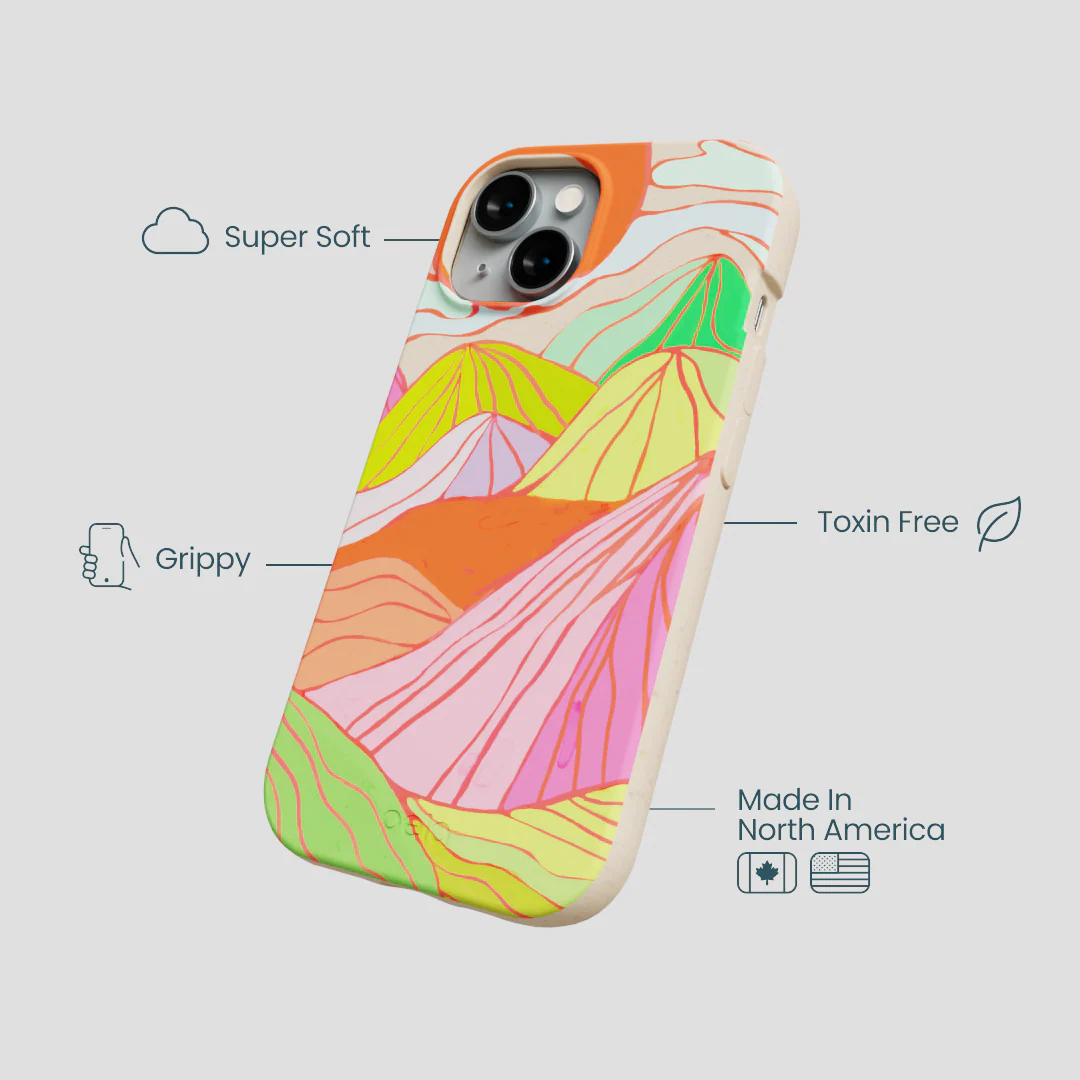 Seashell Chromatic Peaks iPhone 14 Case - Image 4