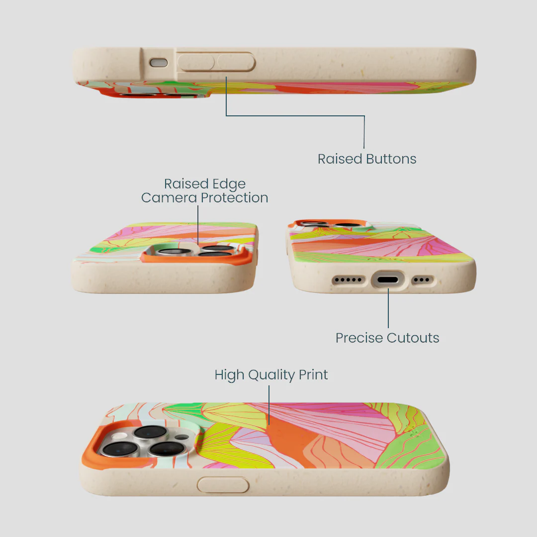 Seashell Chromatic Peaks iPhone 14 Pro Case - Image 3