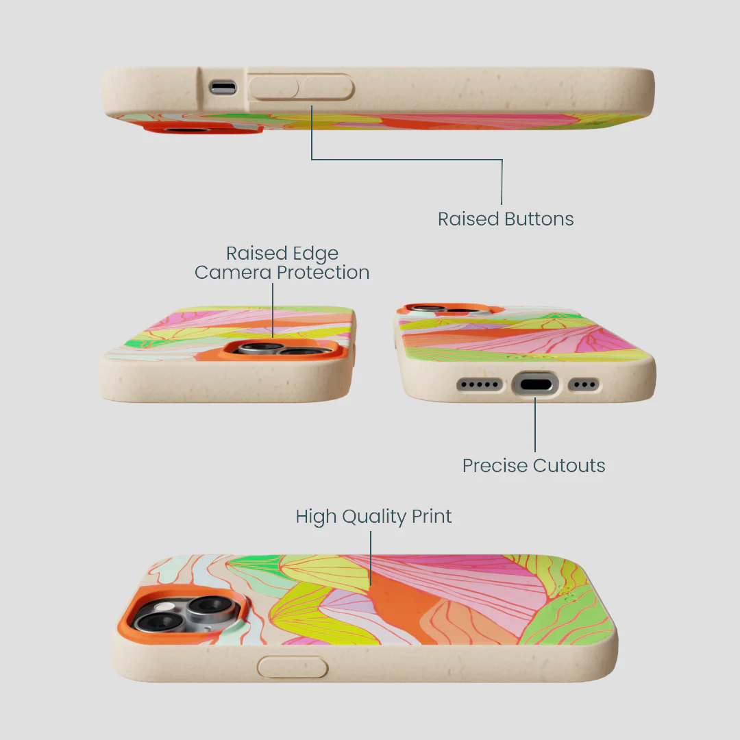Seashell Chromatic Peaks iPhone 15 Case - Image 3