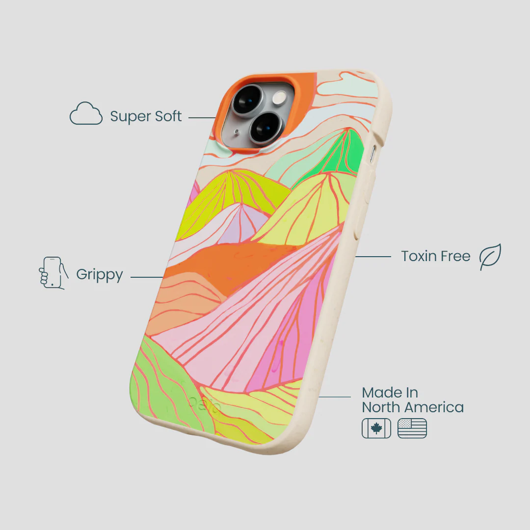 Seashell Chromatic Peaks iPhone 15 Case - Image 4