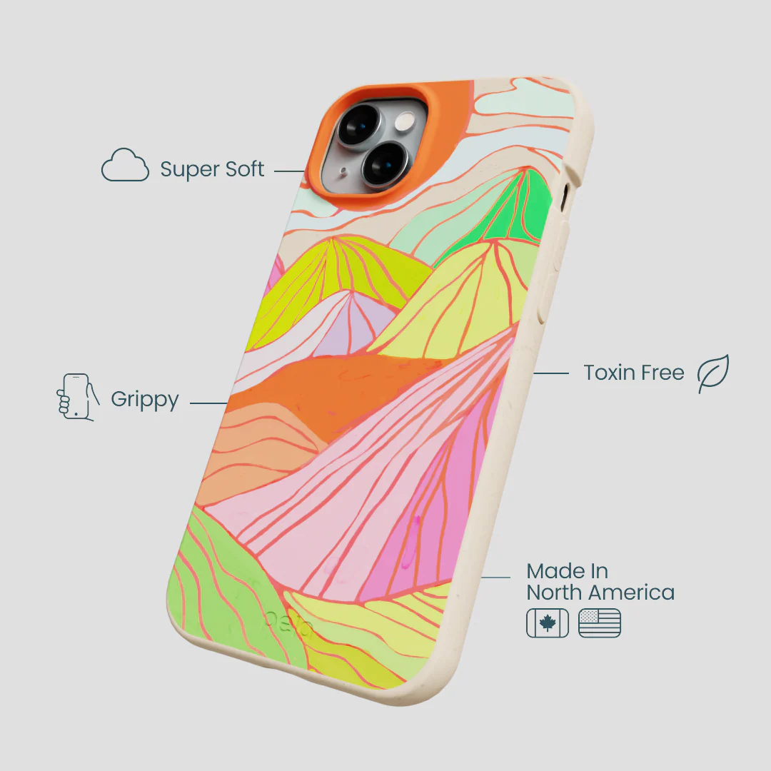 Seashell Chromatic Peaks iPhone 15 Plus Case - Image 4