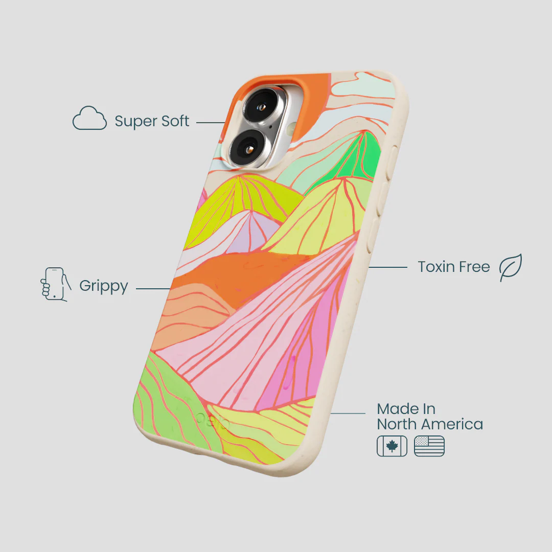 Seashell Chromatic Peaks iPhone 16 Case - Image 4
