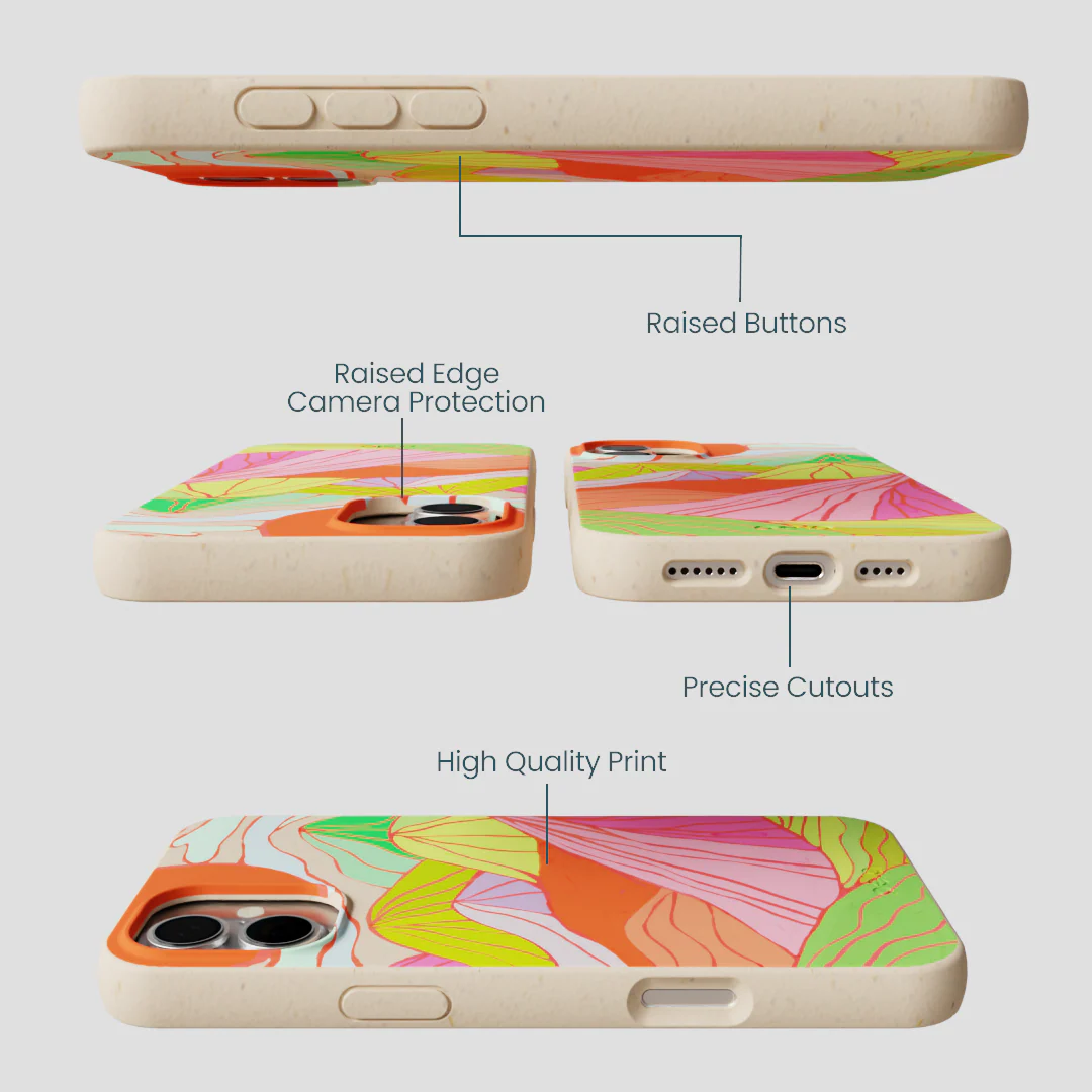 Seashell Chromatic Peaks iPhone 16 Plus Case - Image 3