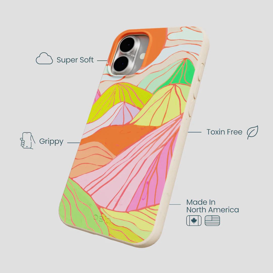 Seashell Chromatic Peaks iPhone 16 Plus Case - Image 4