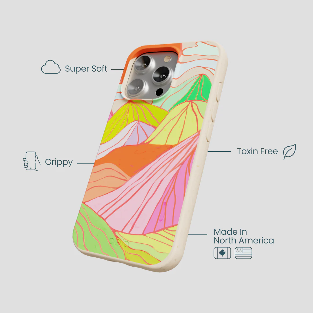 Seashell Chromatic Peaks iPhone 16 Pro Case - Image 4