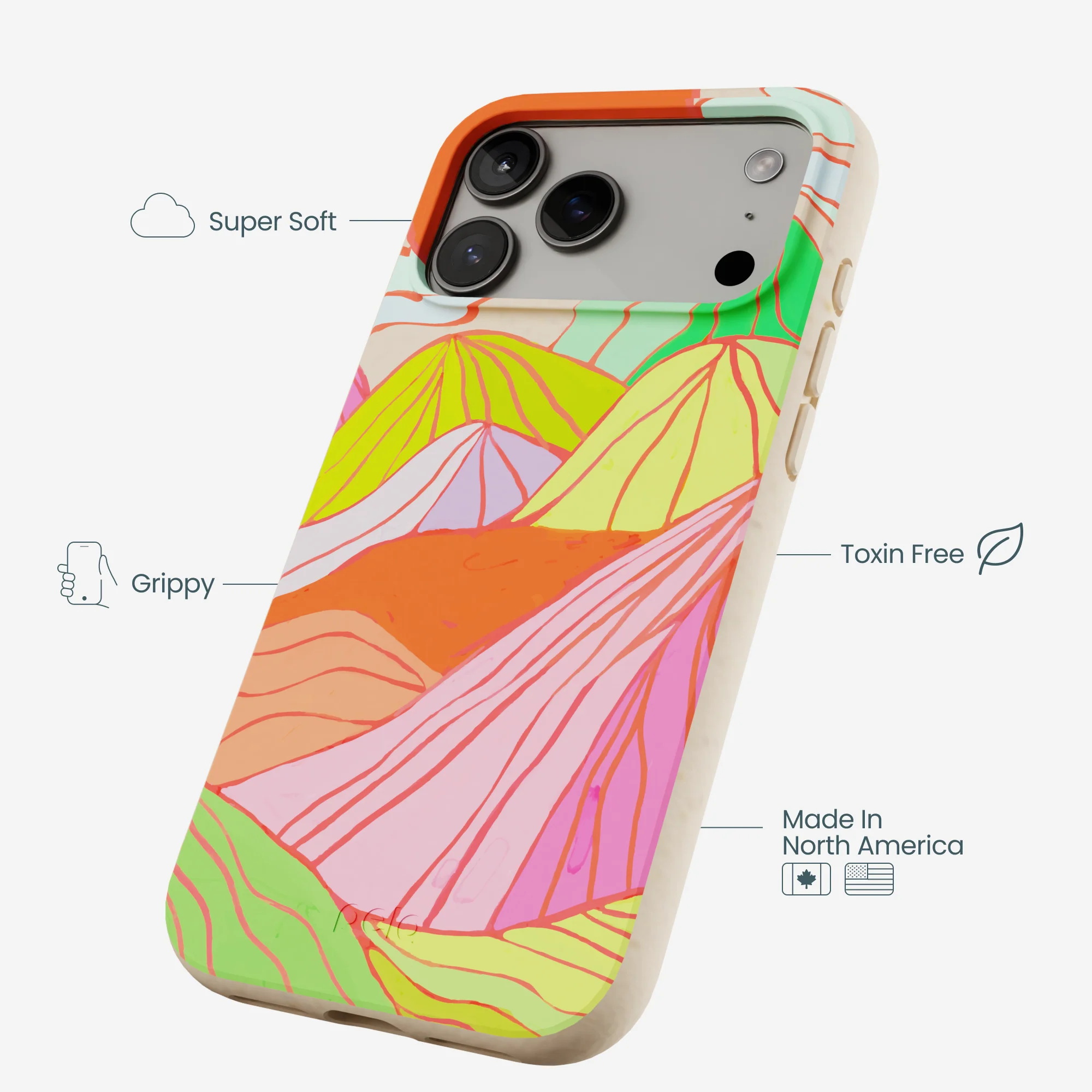Seashell Chromatic Peaks iPhone 17 Pro Max Case - Image 4