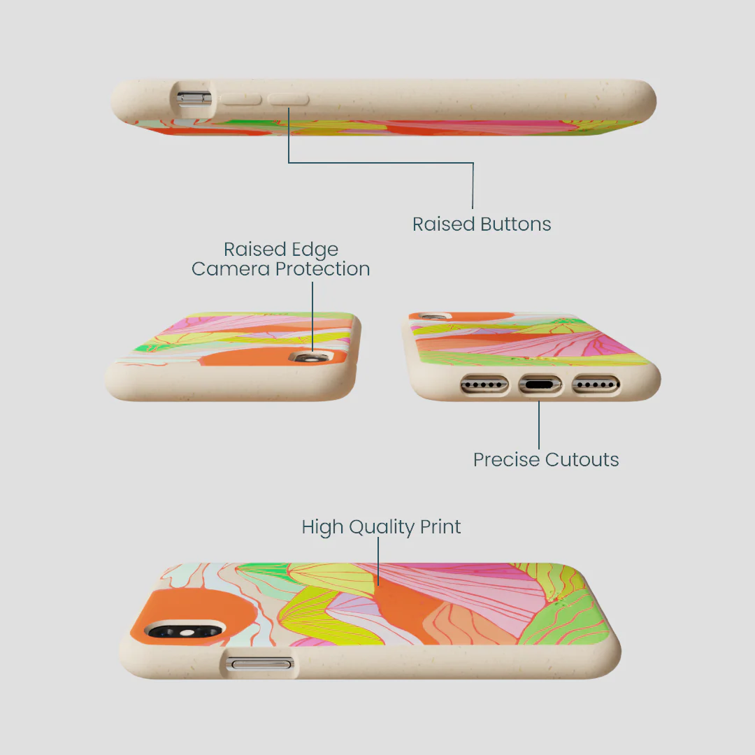 Seashell Chromatic Peaks iPhone XR Case - Image 3