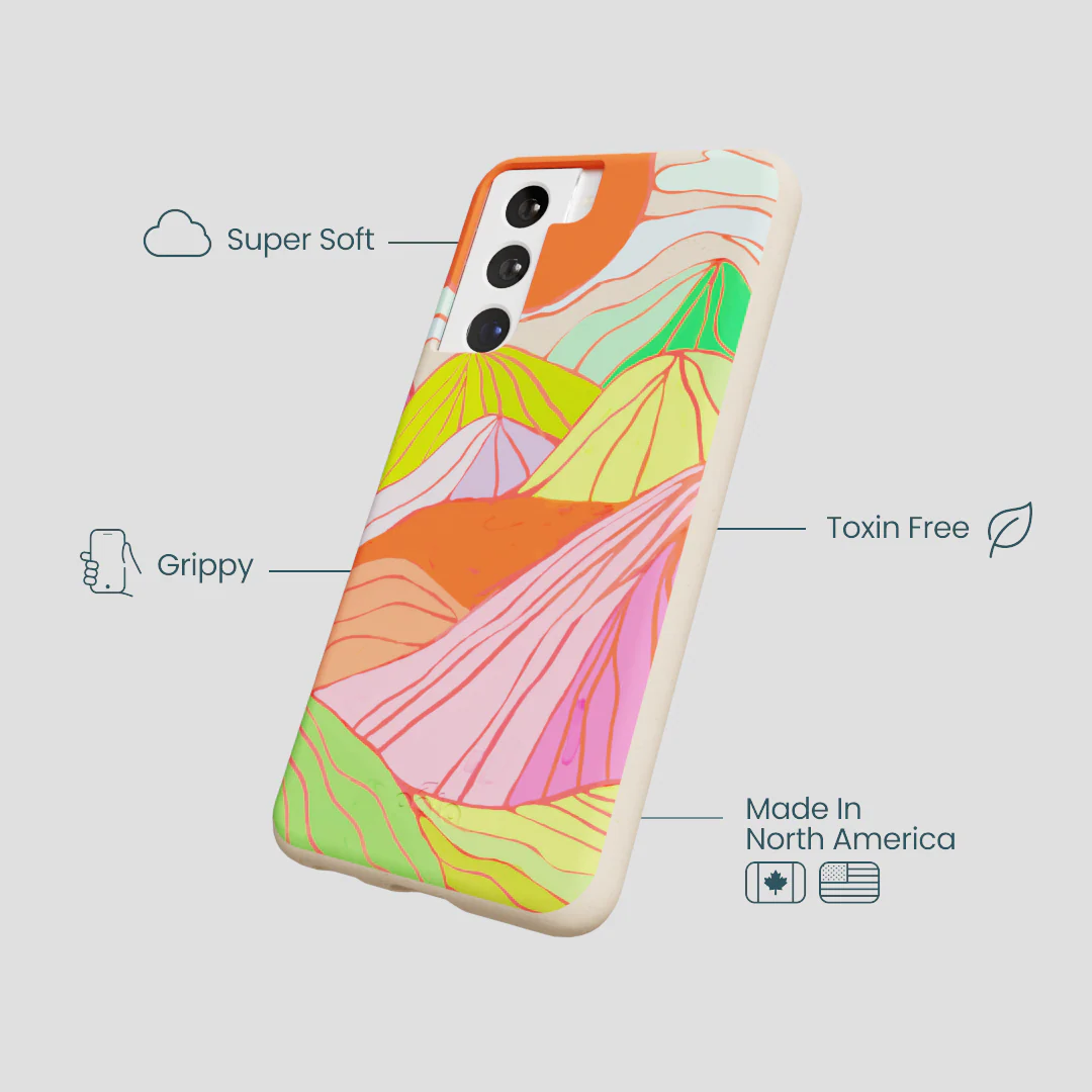 Seashell Chromatic Peaks Samsung Galaxy S21 Case - Image 4