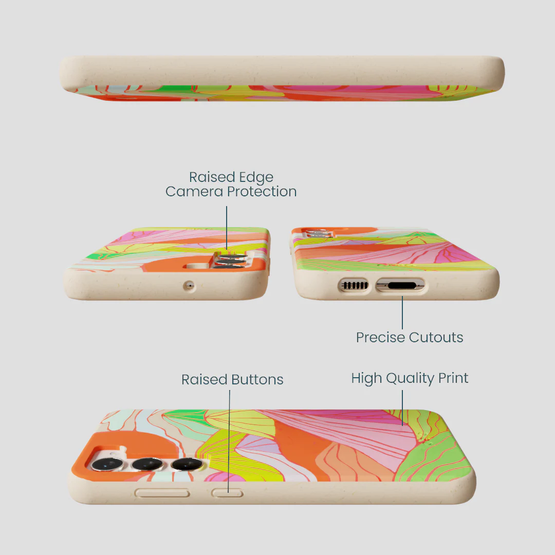 Seashell Chromatic Peaks Samsung Galaxy S23+(Plus) Case - Image 3