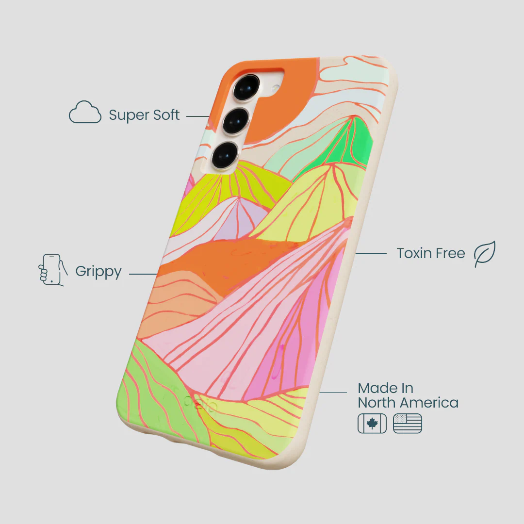 Seashell Chromatic Peaks Samsung Galaxy S23+(Plus) Case - Image 4
