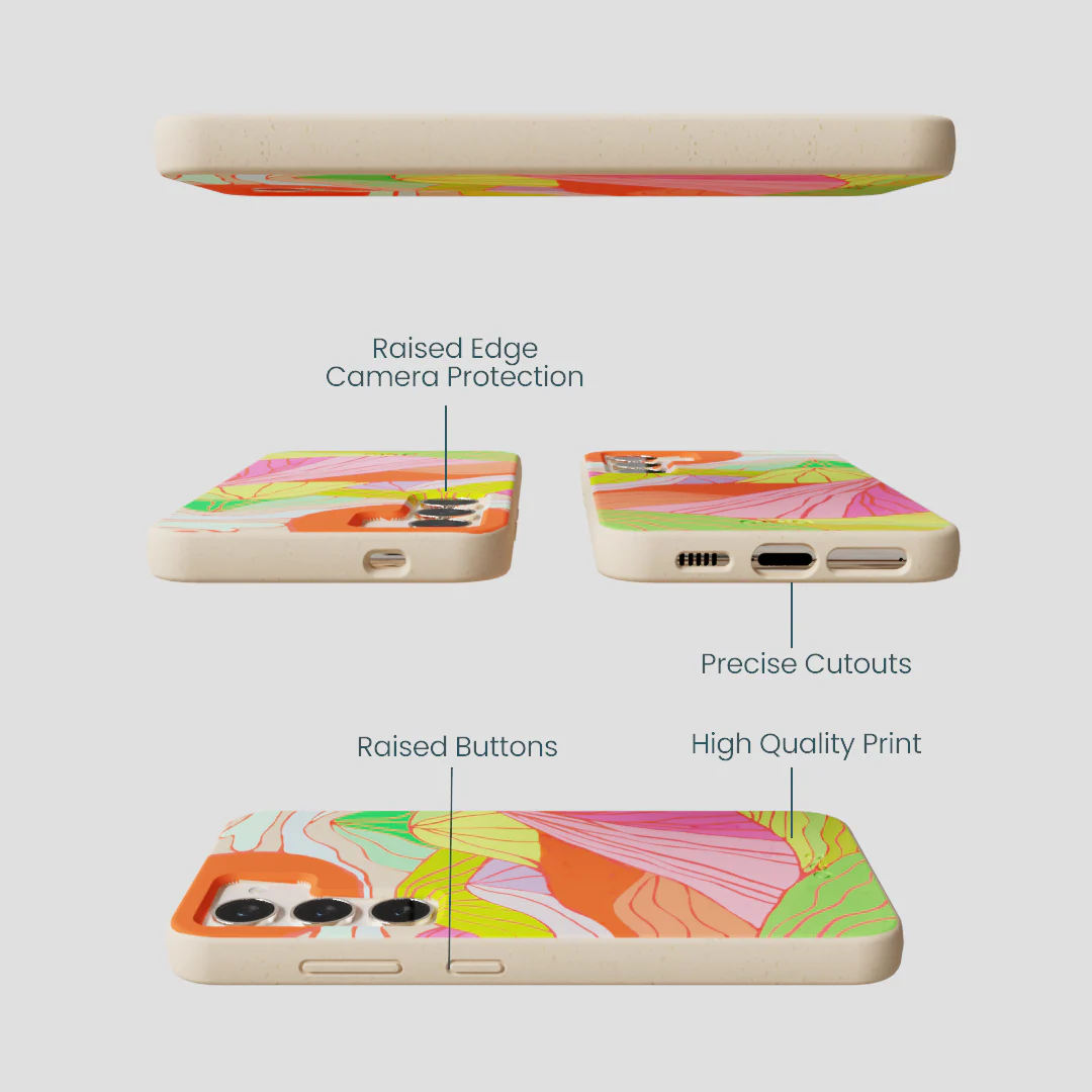 Seashell Chromatic Peaks Samsung Galaxy S24 Case - Image 3