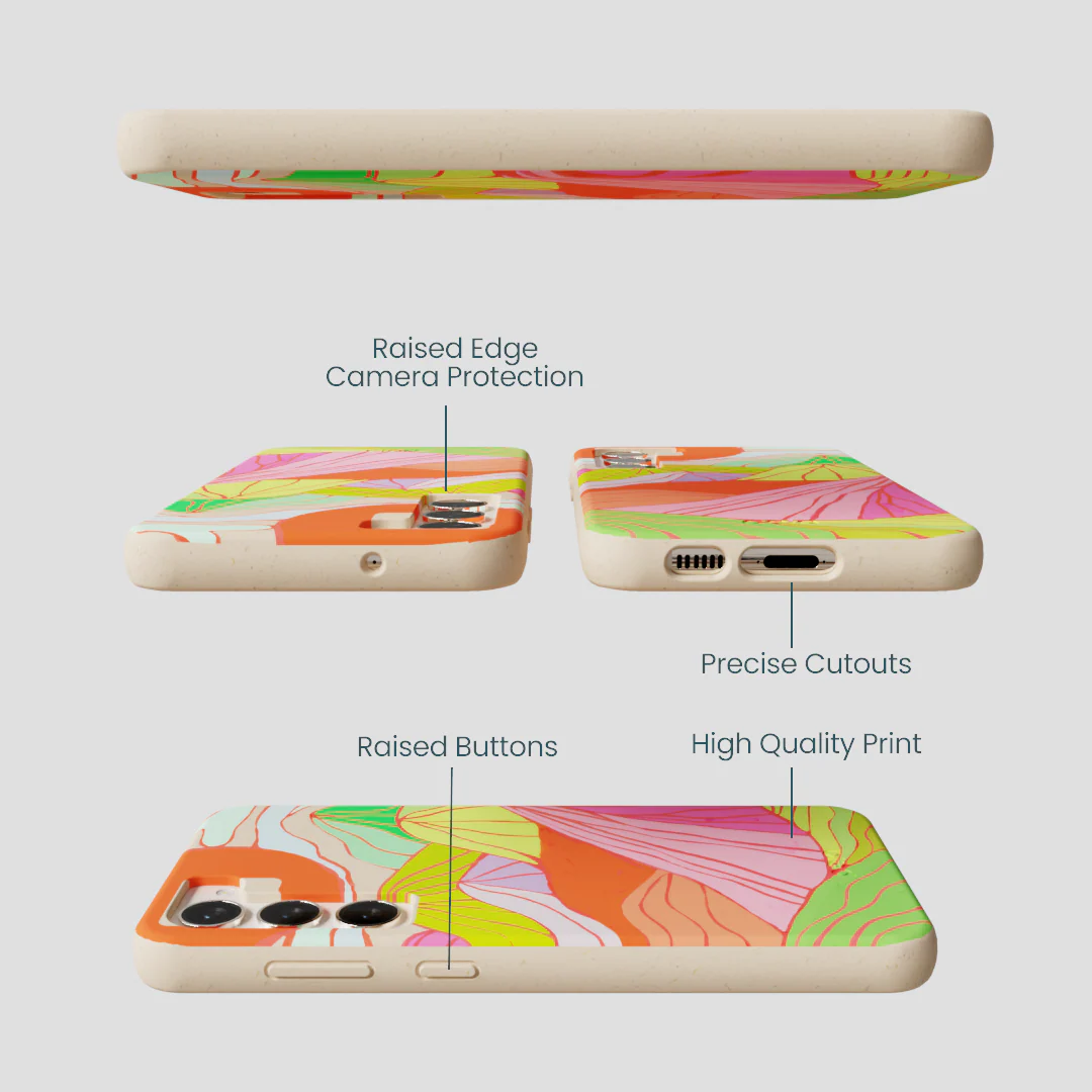 Seashell Chromatic Peaks Samsung Galaxy S24+(Plus) Case - Image 3