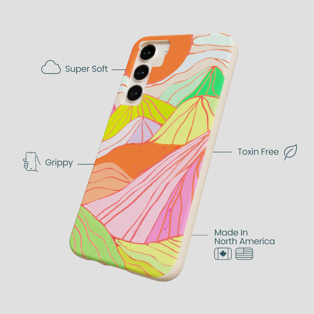 Seashell Chromatic Peaks Samsung Galaxy S24+(Plus) Case - Image 4