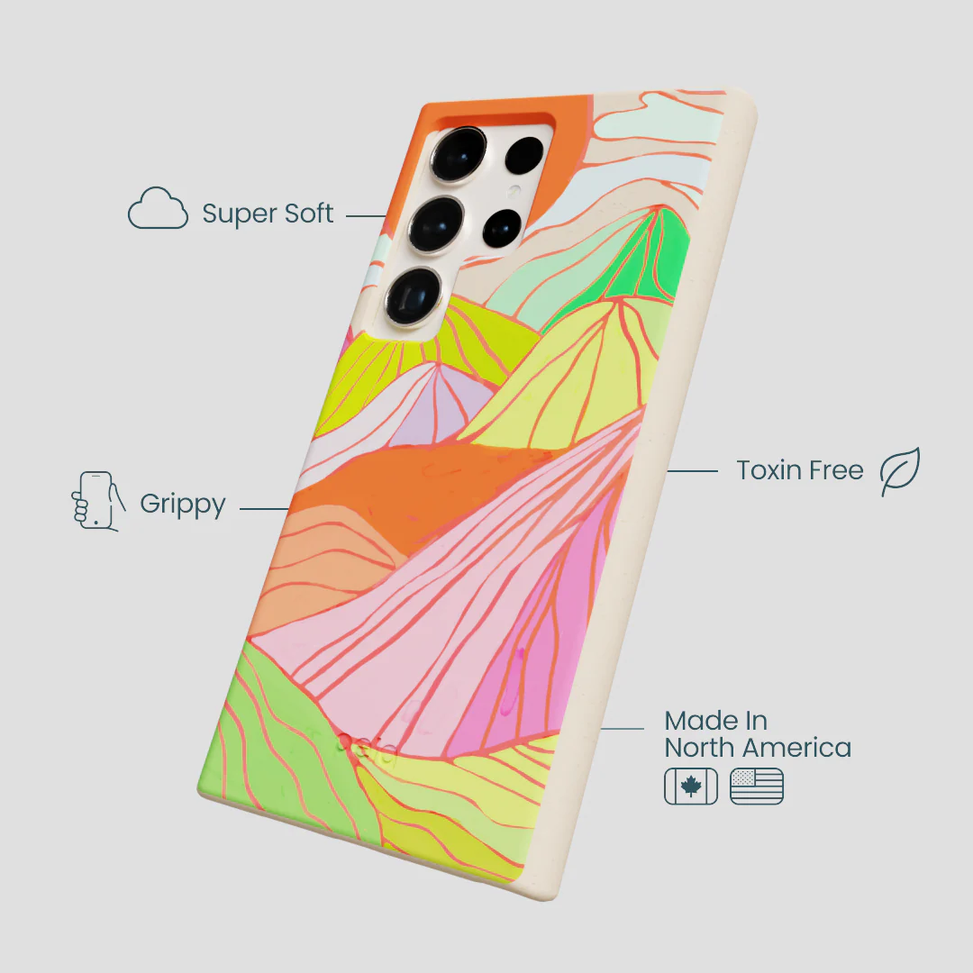 Seashell Chromatic Peaks Samsung Galaxy S24 Ultra Case - Image 4