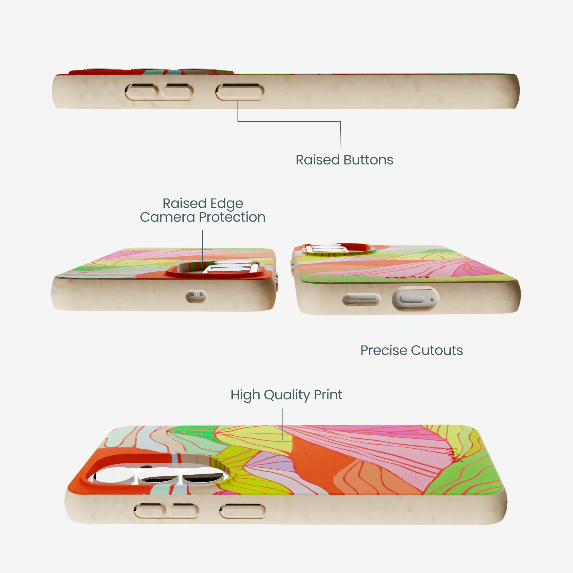 Seashell Chromatic Peaks Samsung Galaxy S26 Case - Image 3
