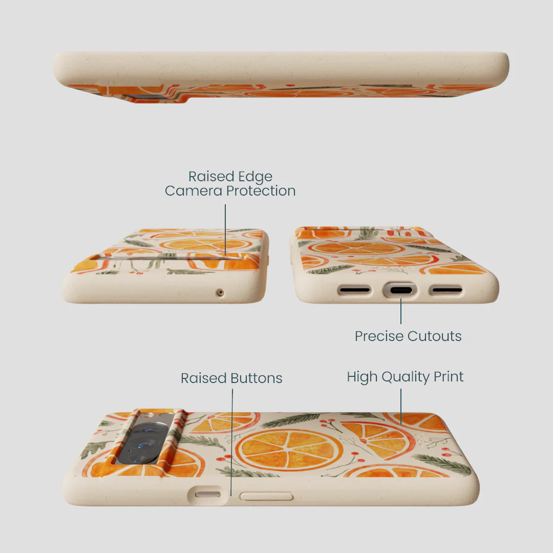 Seashell Citrus Cheer Google Pixel 8 Pro Case - Image 3