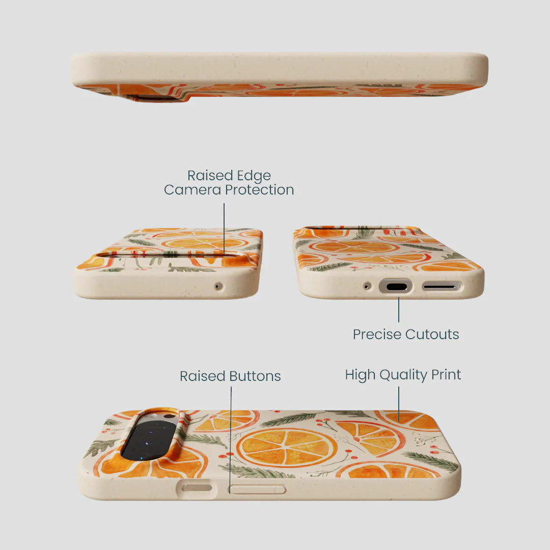 Seashell Citrus Cheer Google Pixel 9/9 Pro Case - Image 3
