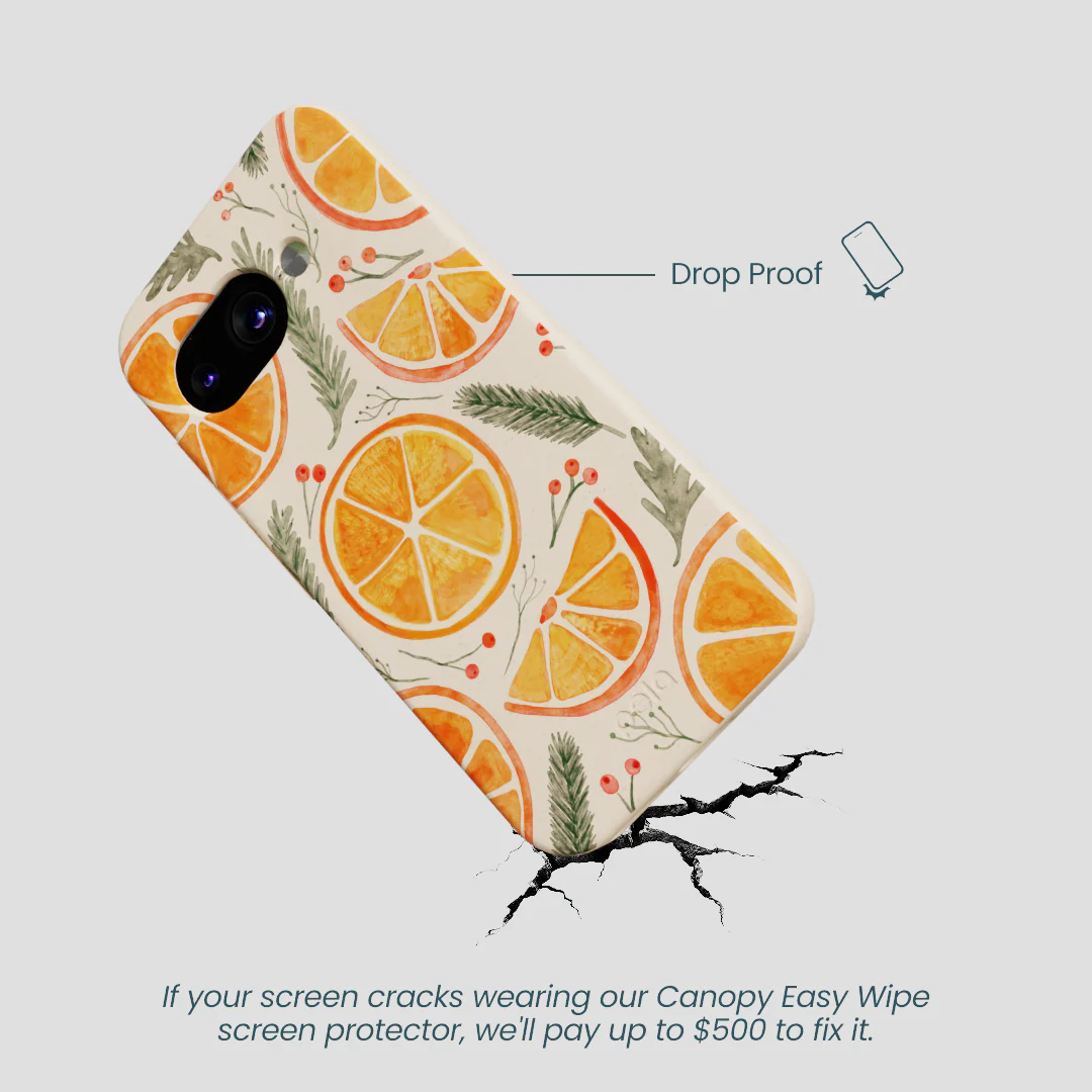 Seashell Citrus Cheer Google Pixel 9a Case - Image 5