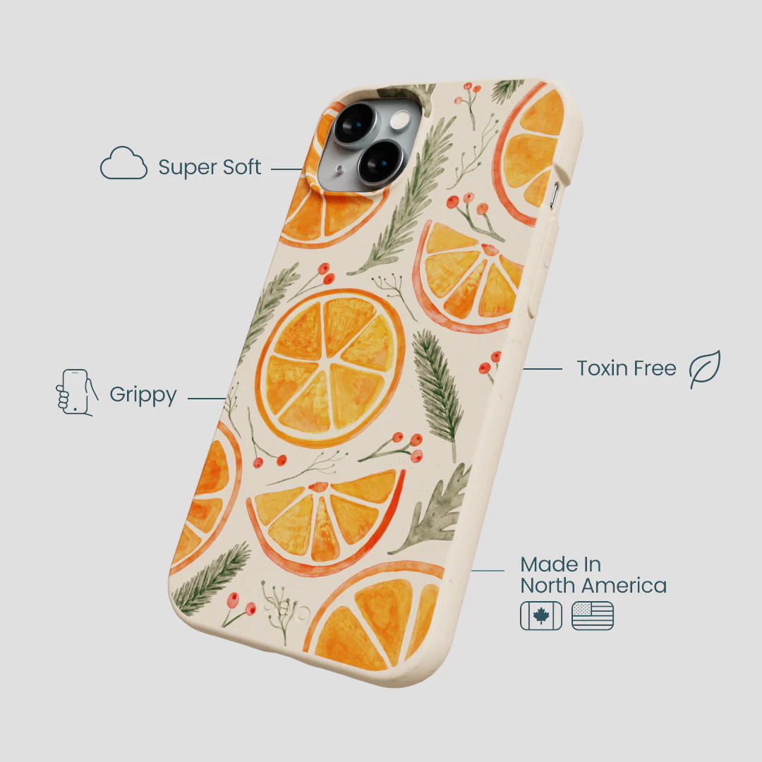 Seashell Citrus Cheer iPhone 14 Plus Case - Image 4
