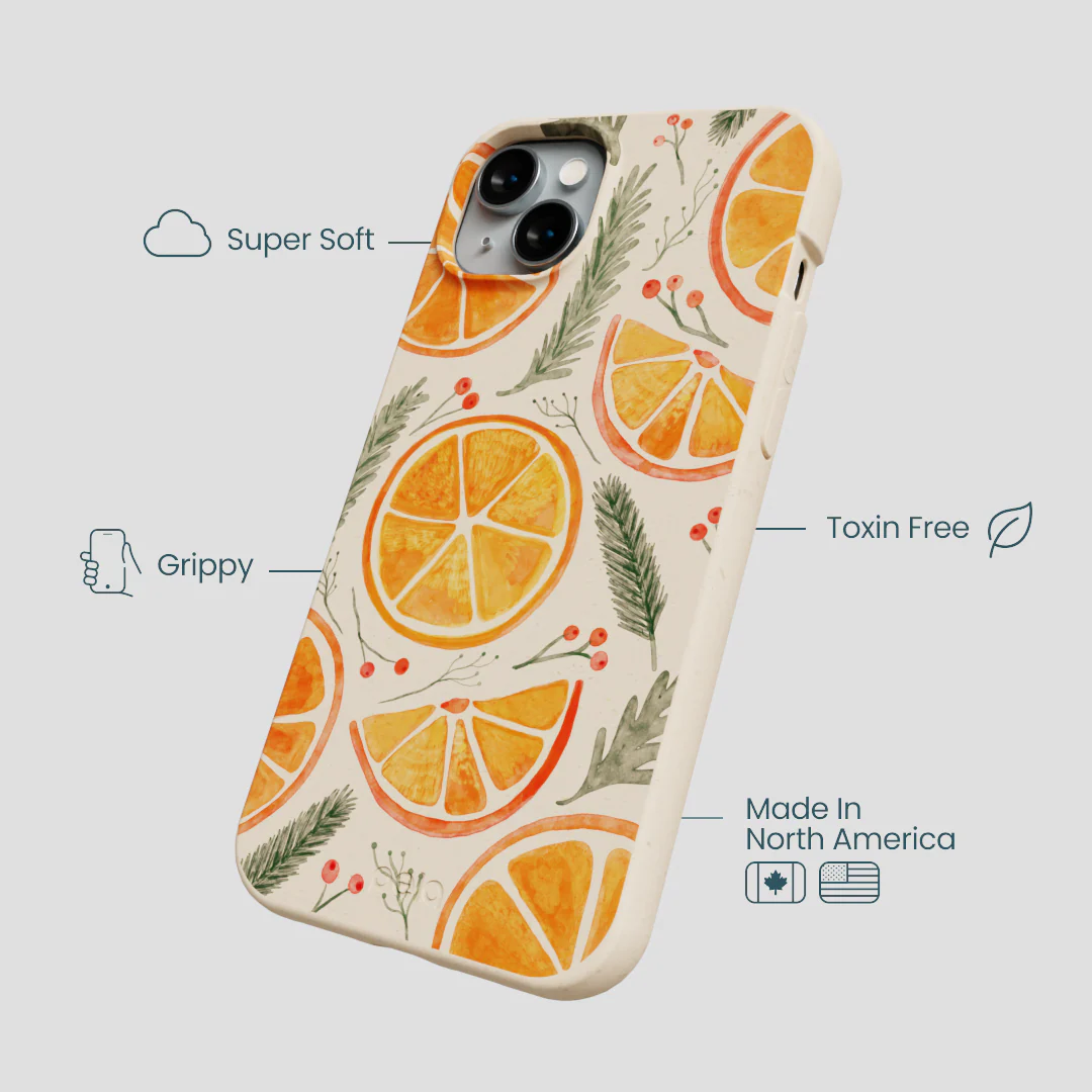 Seashell Citrus Cheer iPhone 15 Plus Case - Image 4