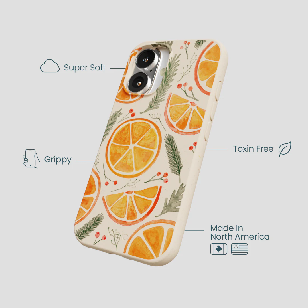 Seashell Citrus Cheer iPhone 16 Case - Image 4