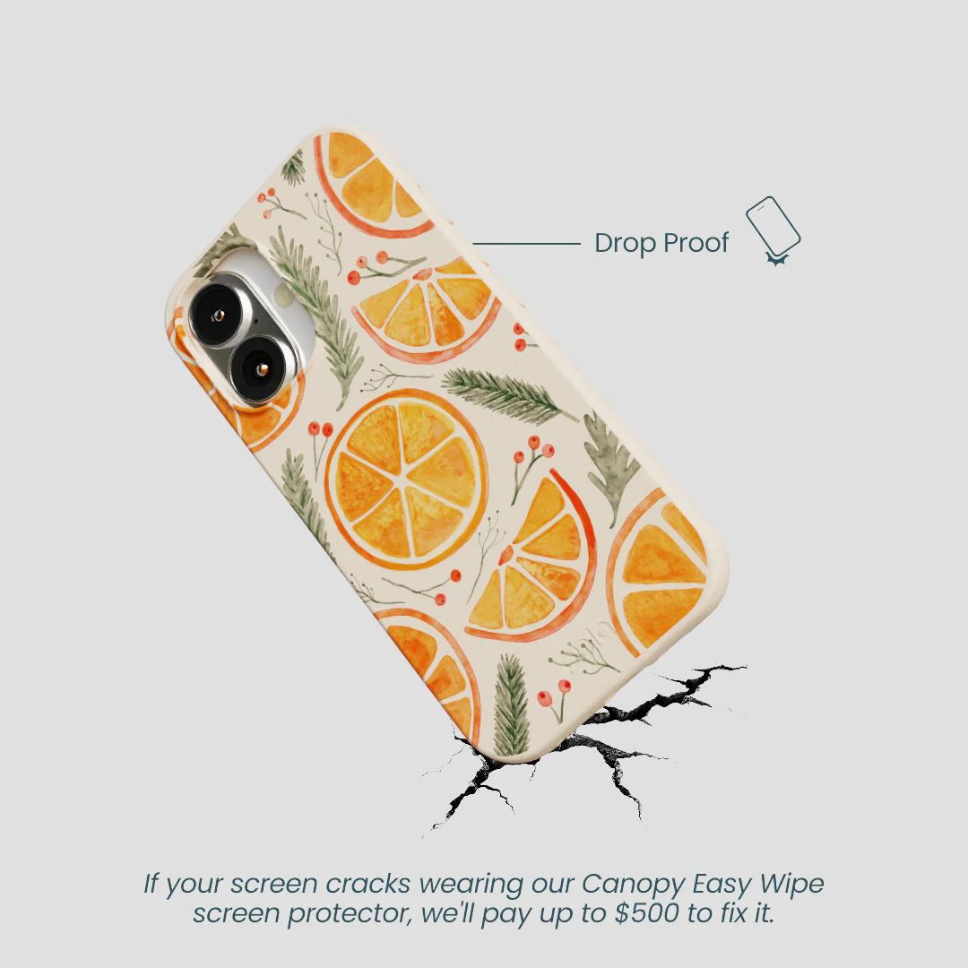 Seashell Citrus Cheer iPhone 16 Case - Image 5